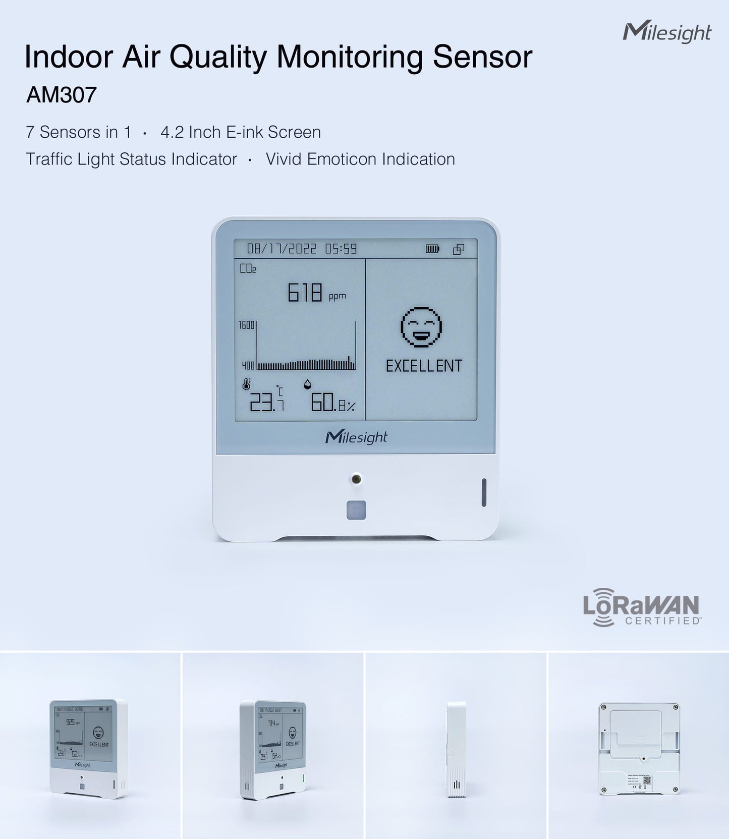 Indoor Ambience Monitoring Sensor: (AM307 & AM308)