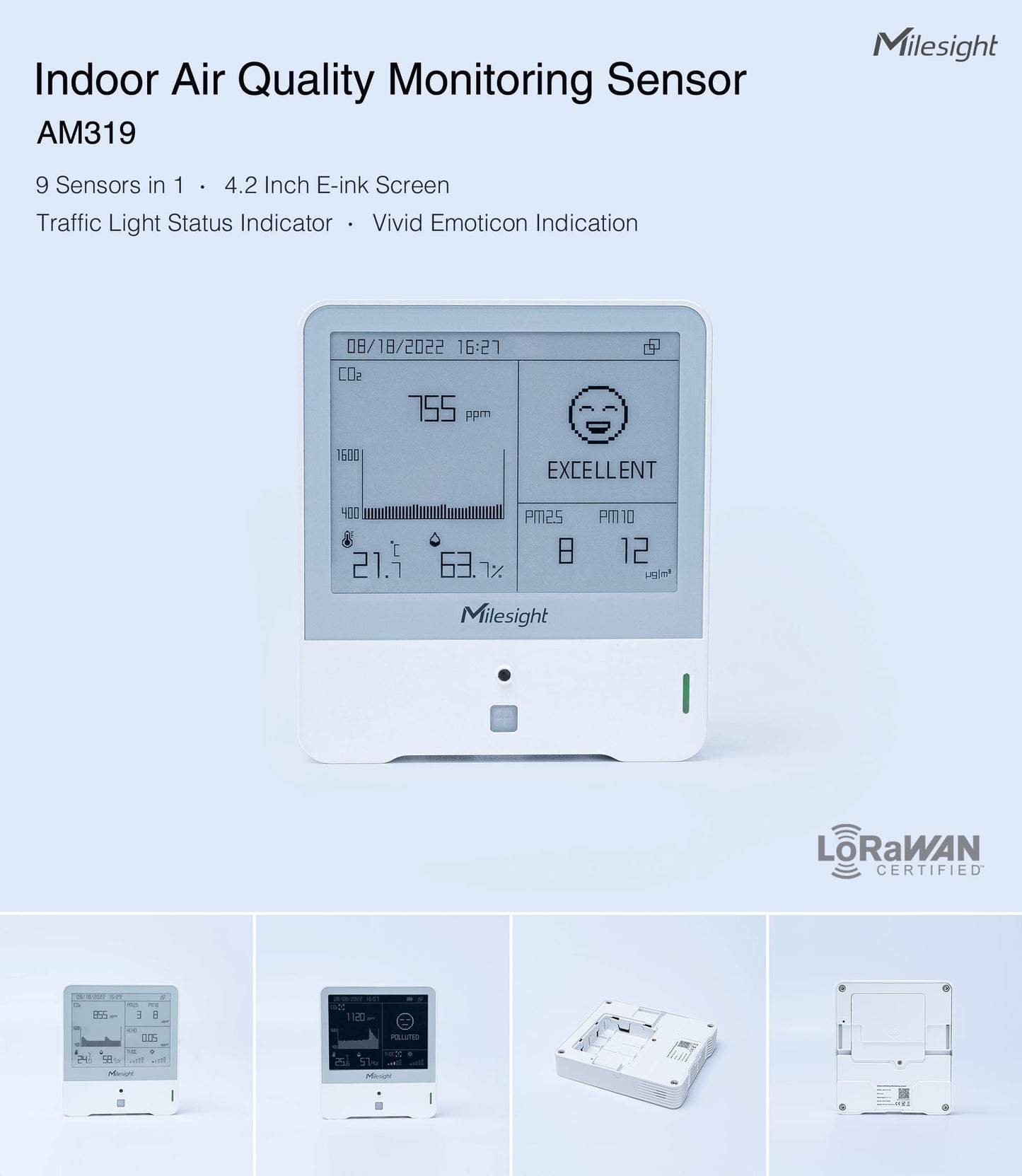 Indoor Ambience Monitoring Sensor: (AM307 & AM308)