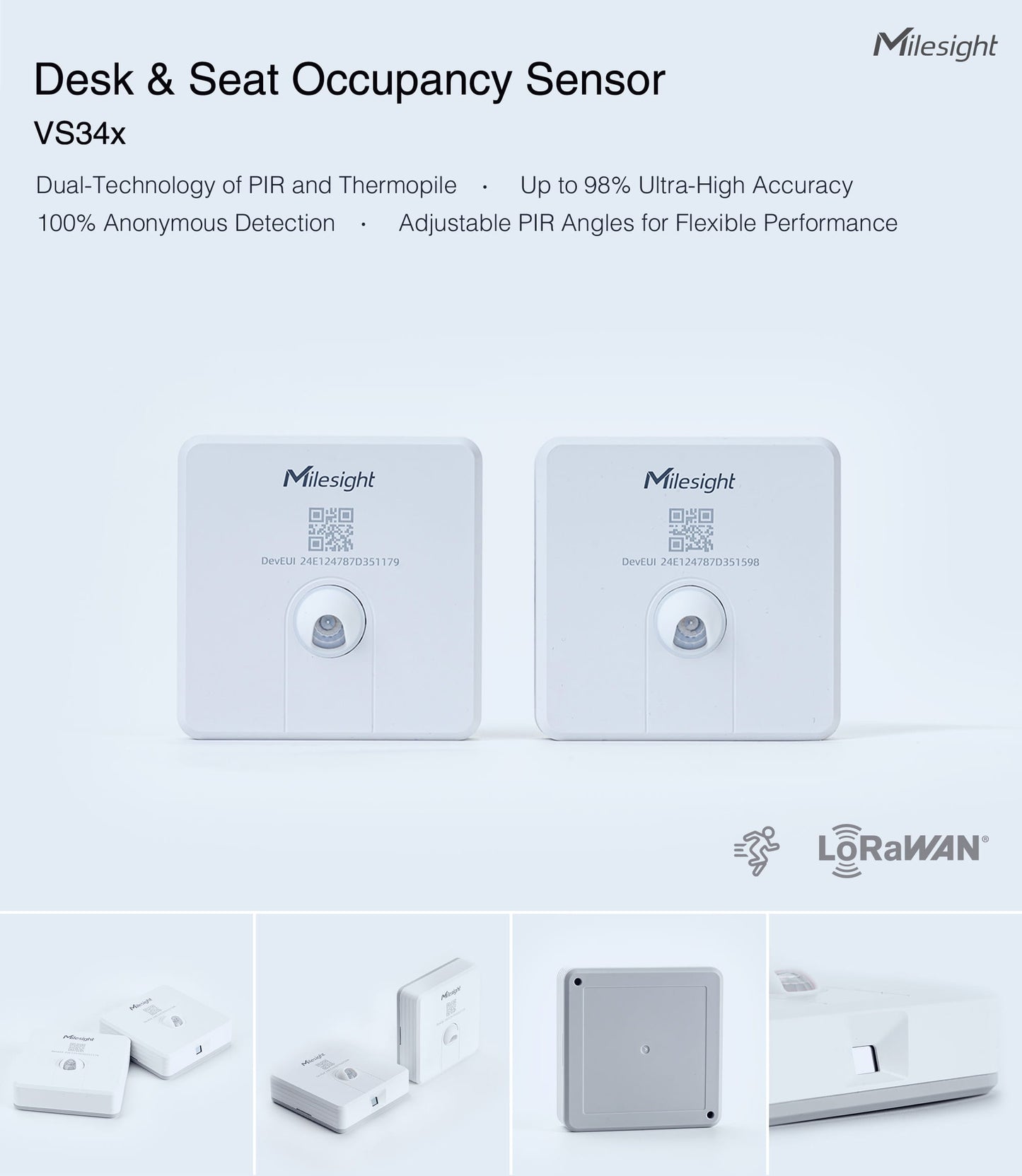 Desk & Seat Occupancy Sensor: VS34x