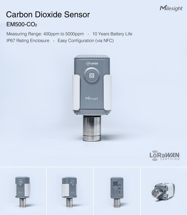 CO2 Sensor (4 in 1): EM500-CO2
