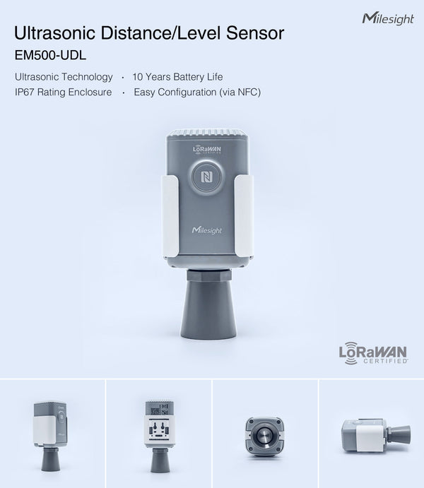 Ultrasonic Distance/Level Sensor: EM500-UDL
